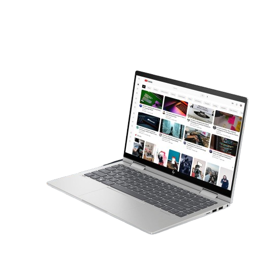 alt text: HP Envy x360 2-in-1 14″ FHD Touchscreen Laptop (Intel i7-1355U).
