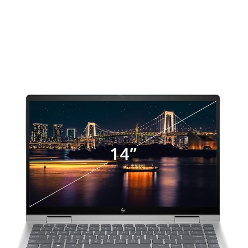 alt text: HP Envy x360 2-in-1 14″ FHD Touchscreen Laptop (Intel i7-1355U).