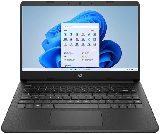 HP 14″ WXGA HD touchscreen laptop with AMD Ryzen 7 5700U—exactly what you described