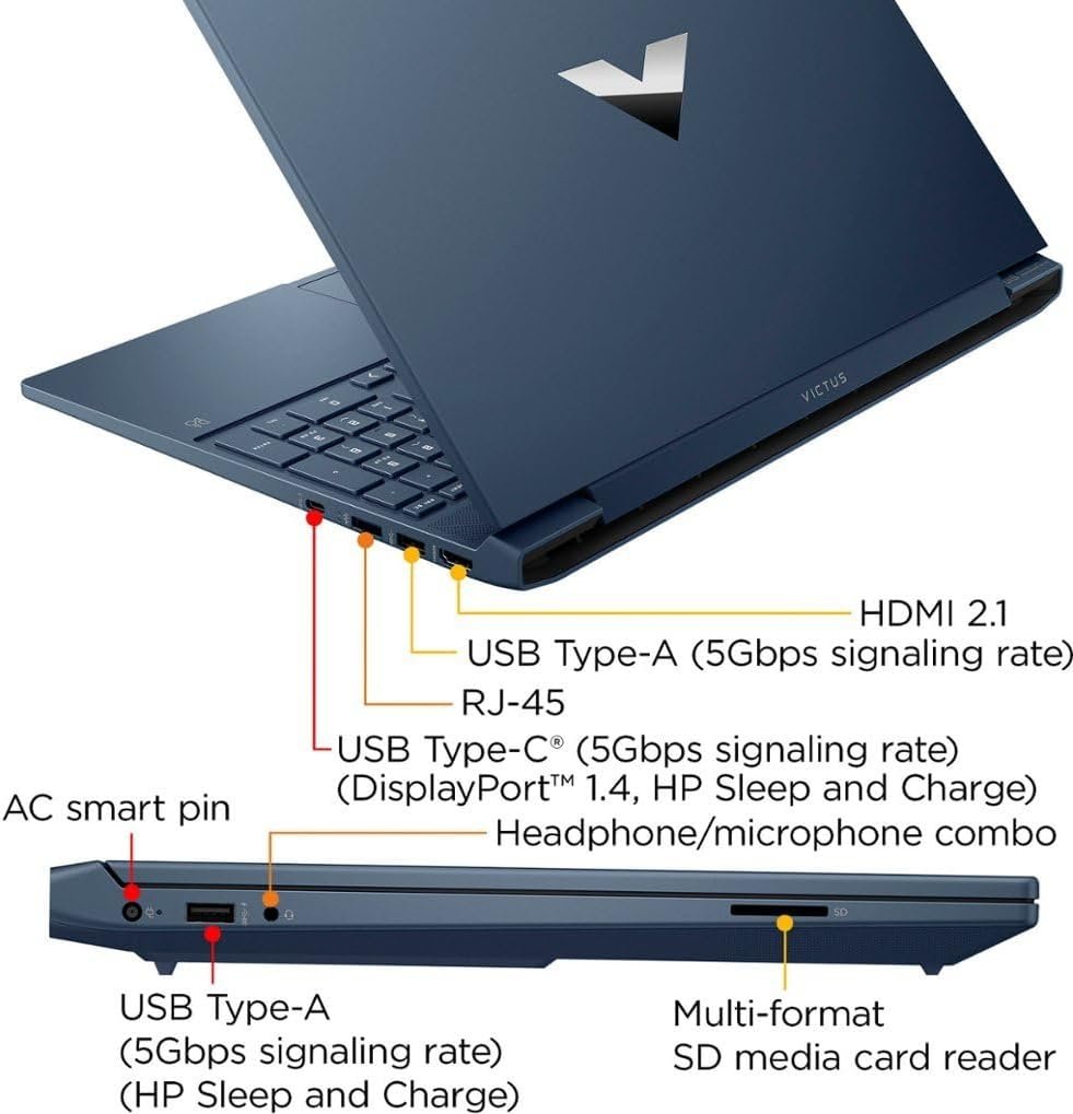 HP Victus 15.6″ gaming laptop RTX 4050 i7-12650H